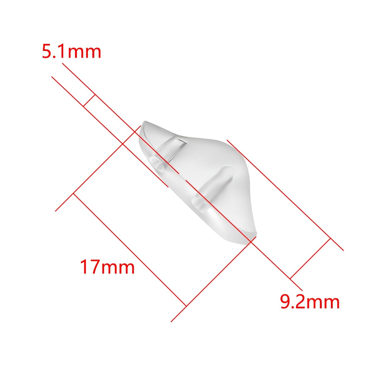 HiCycle2 pack de coussins nasaux Oakley, prêt à être remplacé.