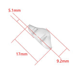 HiCycle2 pack de coussins nasaux Oakley, prêt à être remplacé.