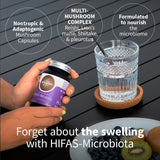 Tableau nutritionnel de HIFAS-MICROBIOTA détaille les champignons.
