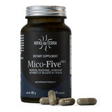 Mico-Five: bocal en verre avec capules véganes pour routine quotidienne