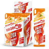 High5 Gel énergétique, sachet orange juteux, boost rapide pendant l'effort