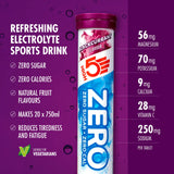 HIGH5 Zero: tablette sans sucre au cassis, hydratation sans calories.