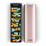 HigherHuman mbarc compact-voyage etui-pilules, idéal pour déplacements et voyages.