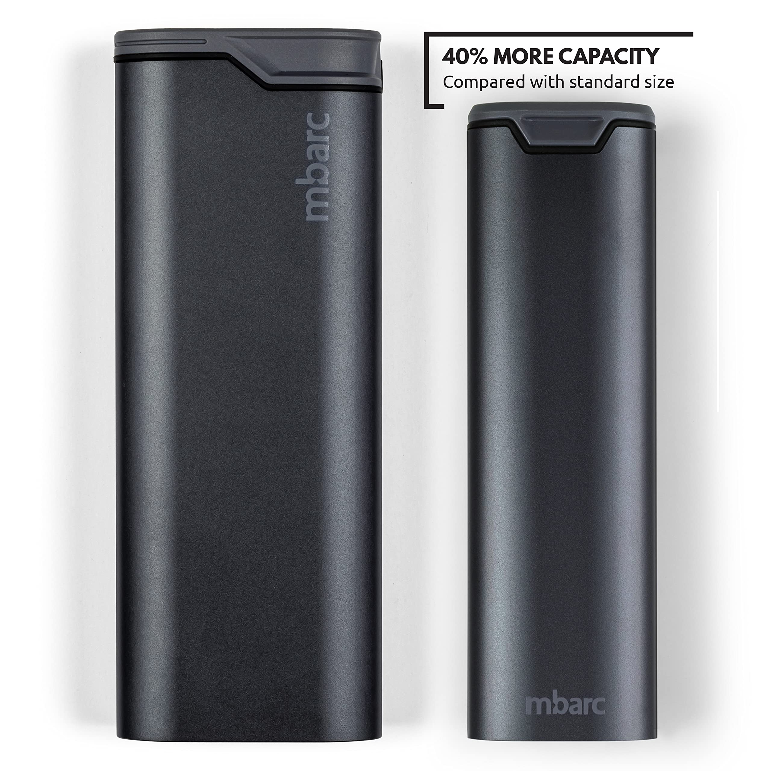HIGHERHUMAN mbarc XL: plateau silicone amovible pour un rangement sûr des pilules.