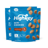 HIGHKEY Snickerdoodle pack-shot: collation pratique sans sucre ajouté.