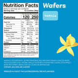 Ingrédients naturels HighKey vanille gaufrettes sans gluten, choix sain.