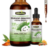 HIIHONE Graviola extrait bouteille : soutien potentiel à l’immunité et à l’énergie.
