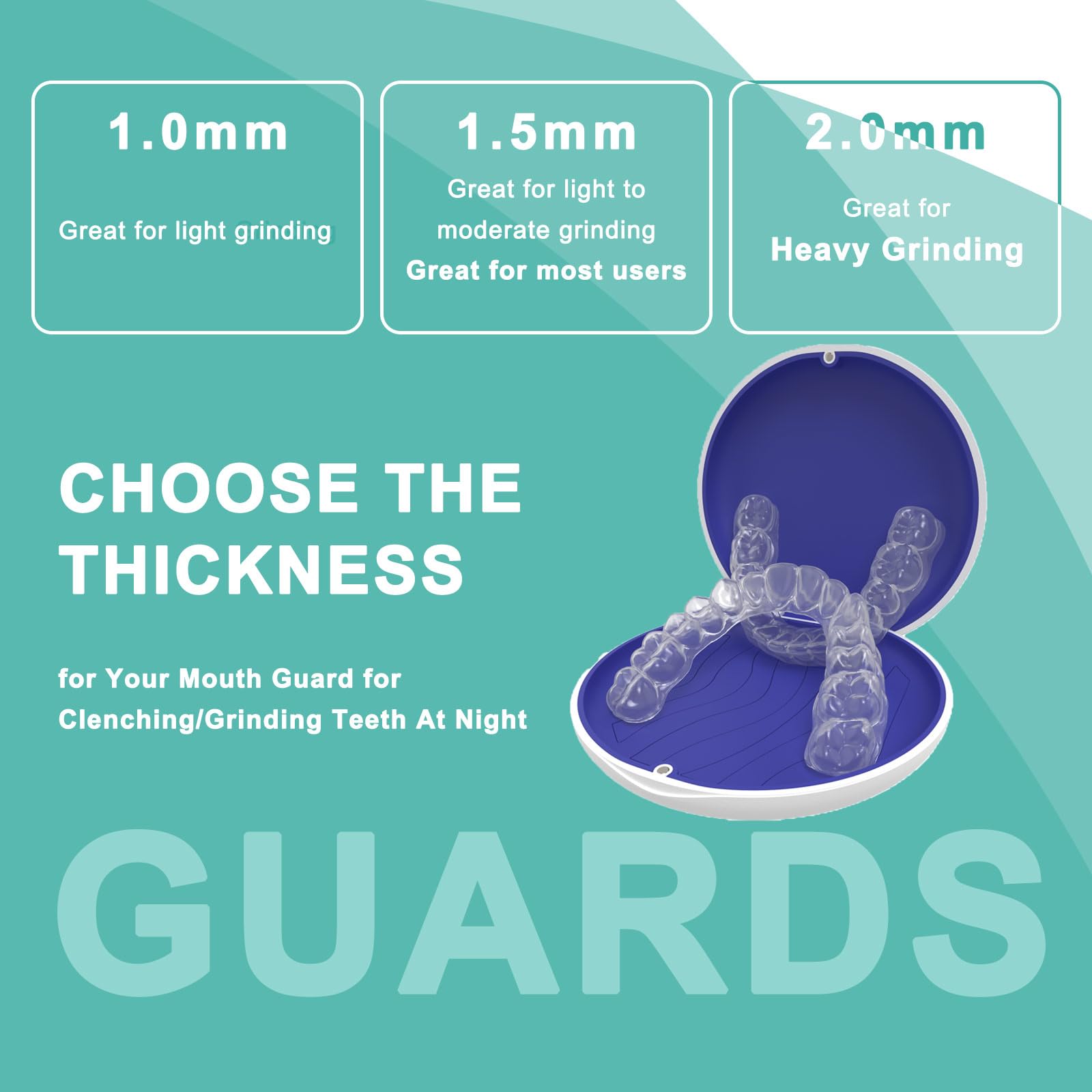 Hiilbvvvi: gouttière nocturne 2 mm pour protection renforcée pendant le sommeil.