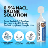 Hiins solution saline 0,9% idéale pour voyage et gestes d hygiène