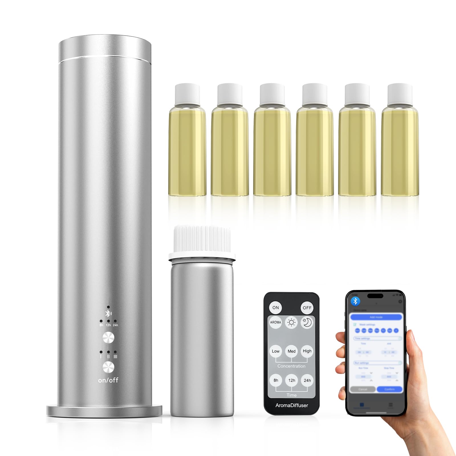 Hijoc diffuseur huiles sans eau avant, diffusion pure et longue durée.