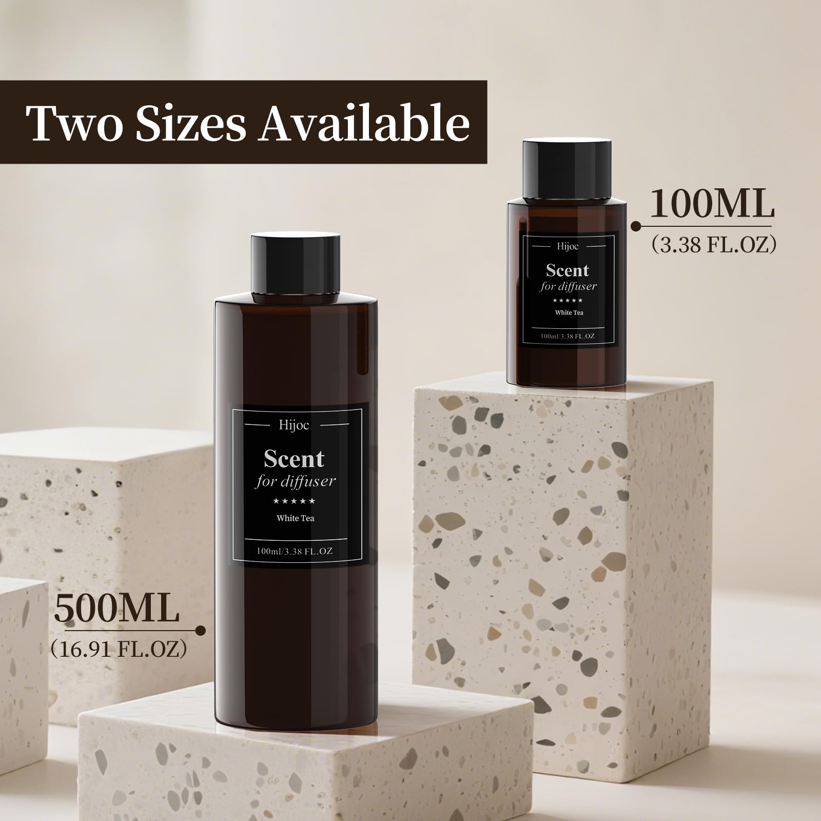 Hijoc Boisé - bouteille 100ml prête pour diffuseur, parfum chaleureux et durable.