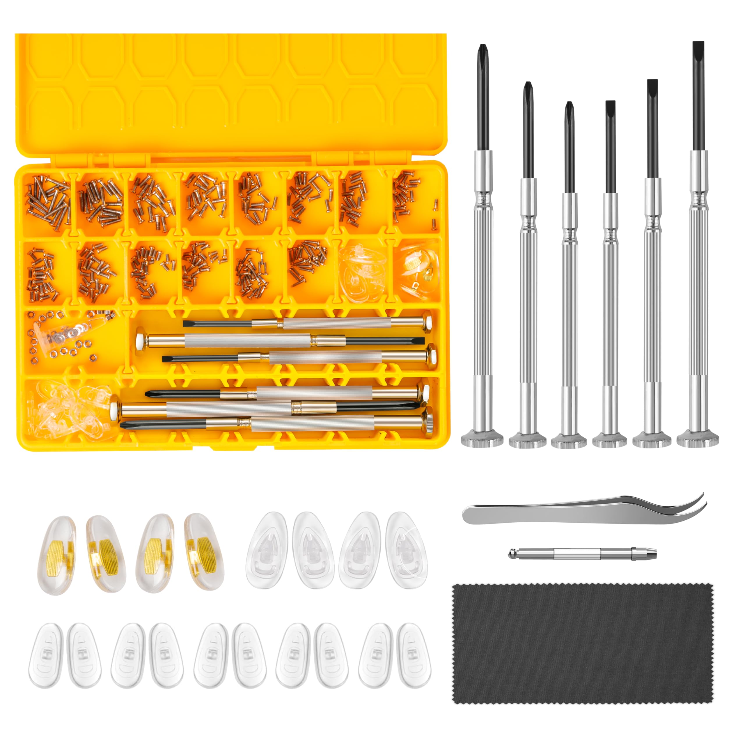 Kit réparation lunettes HIKETOLIGHT prêt à l’emploi pour réparations faciles à domicile.