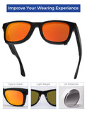 Installation extérieure facile transformant vos lunettes en accessoire protecteur.