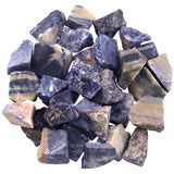 Hilitchi pierre brute bleue-veine ensemble 1 lb pour cablage et polissage.