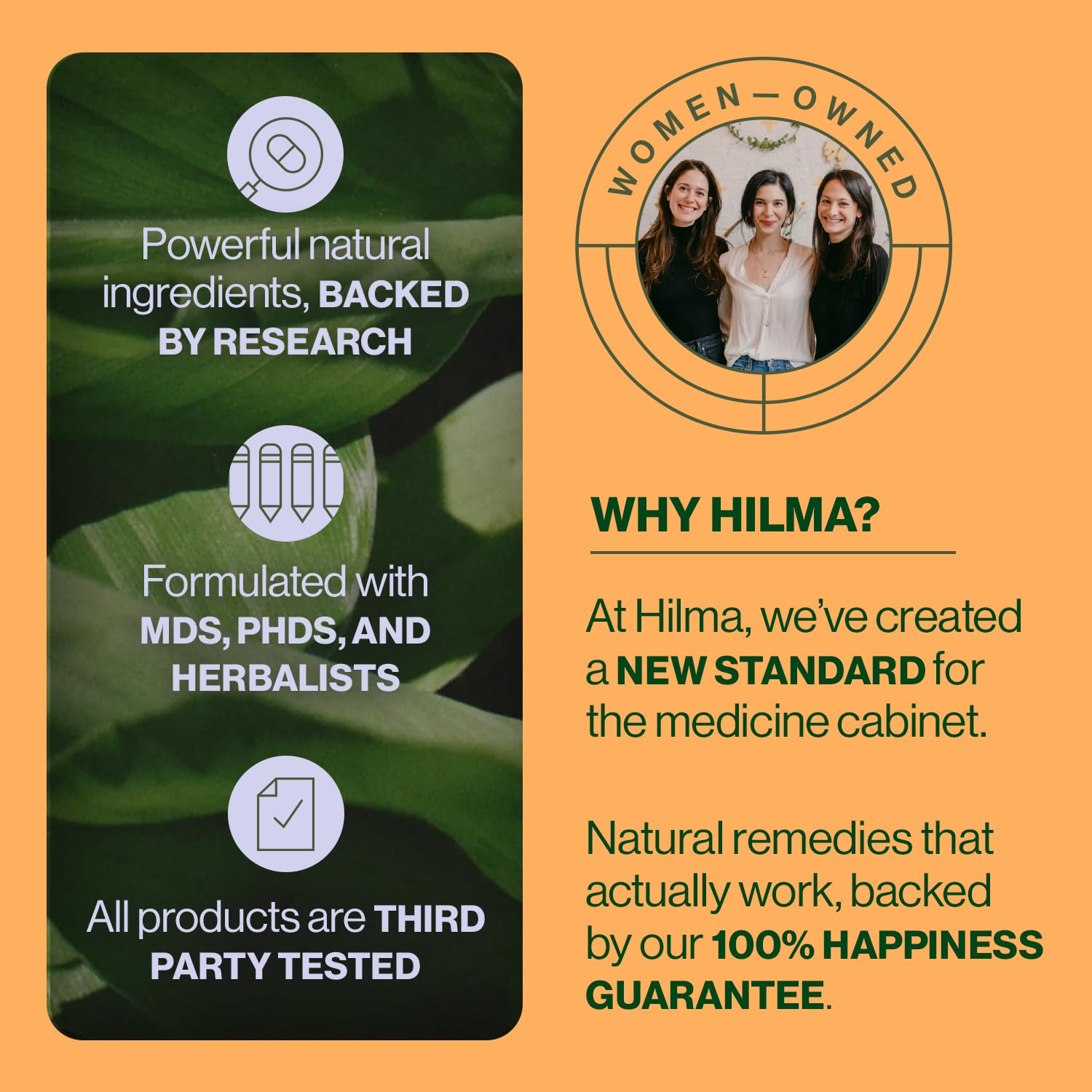 Hilma Pré et Probiotique – cadre quotidien pour réduire les inconforts digestifs.