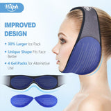 Hilph bandeau-visage ajustable en néoprène pour un maintien confortable après chirurgie.