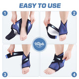 Hilph base anti-glisse cheville bleu assure stabilité pendant l'utilisation.