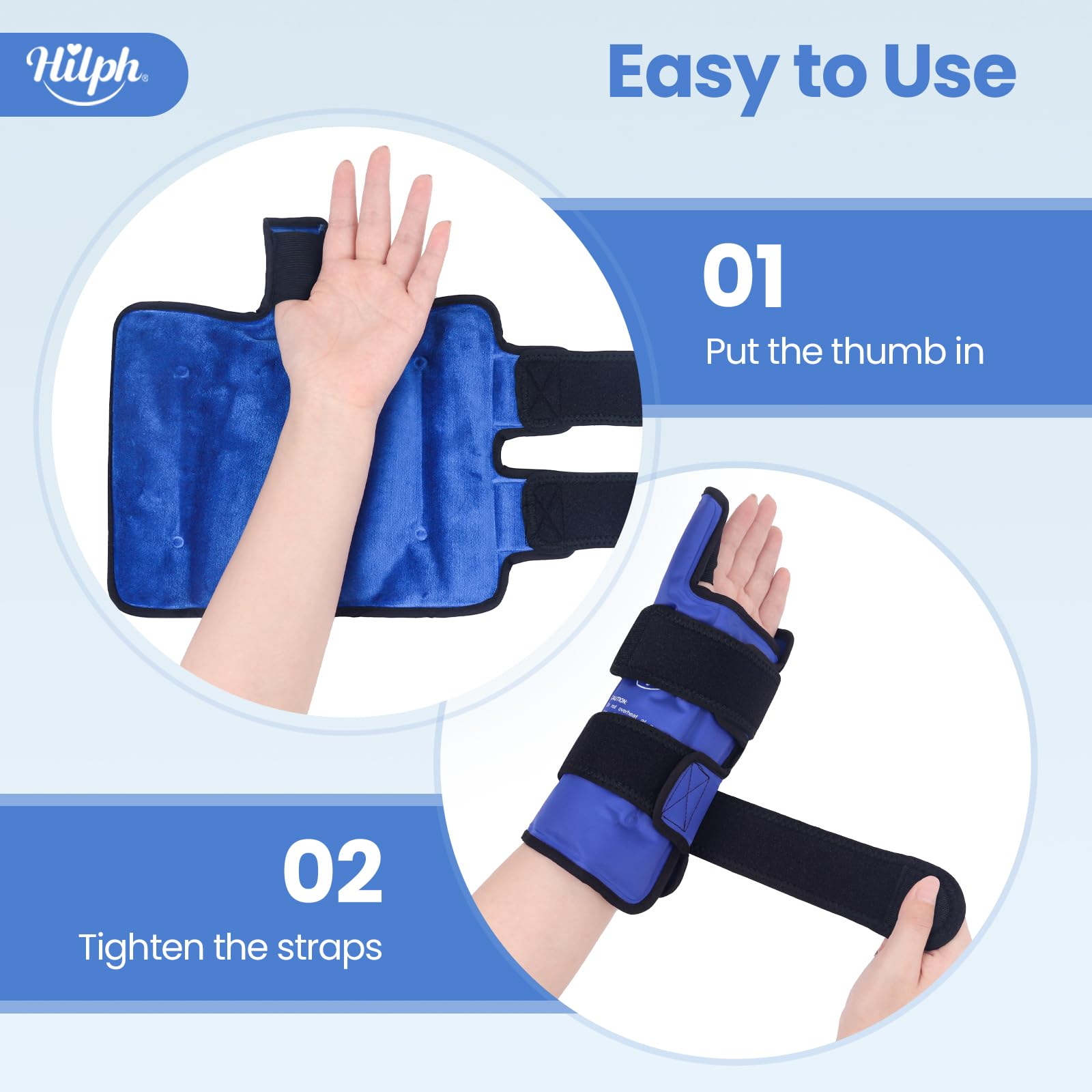 Hilph-chaleur-et-glace : thérapie chaude et froide adaptée.