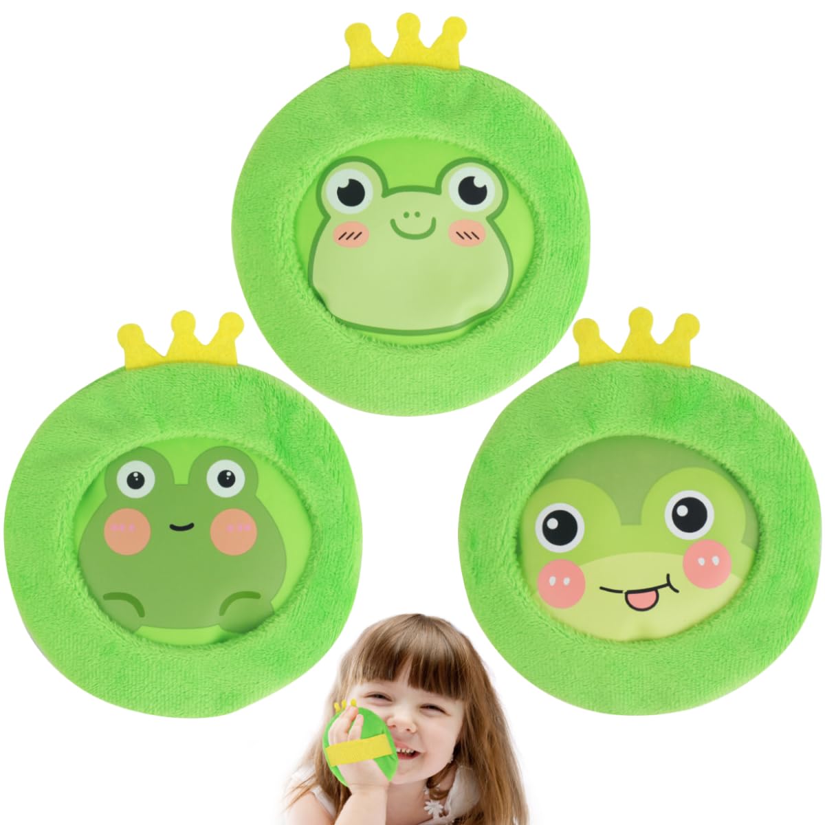Compresse glacée Hilph pour enfants grenouilles: sûre et agréable pour les petites bosses.