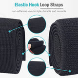Hilph crochets et boucles élastiques illustrés pour fixation sûre et réutilisable