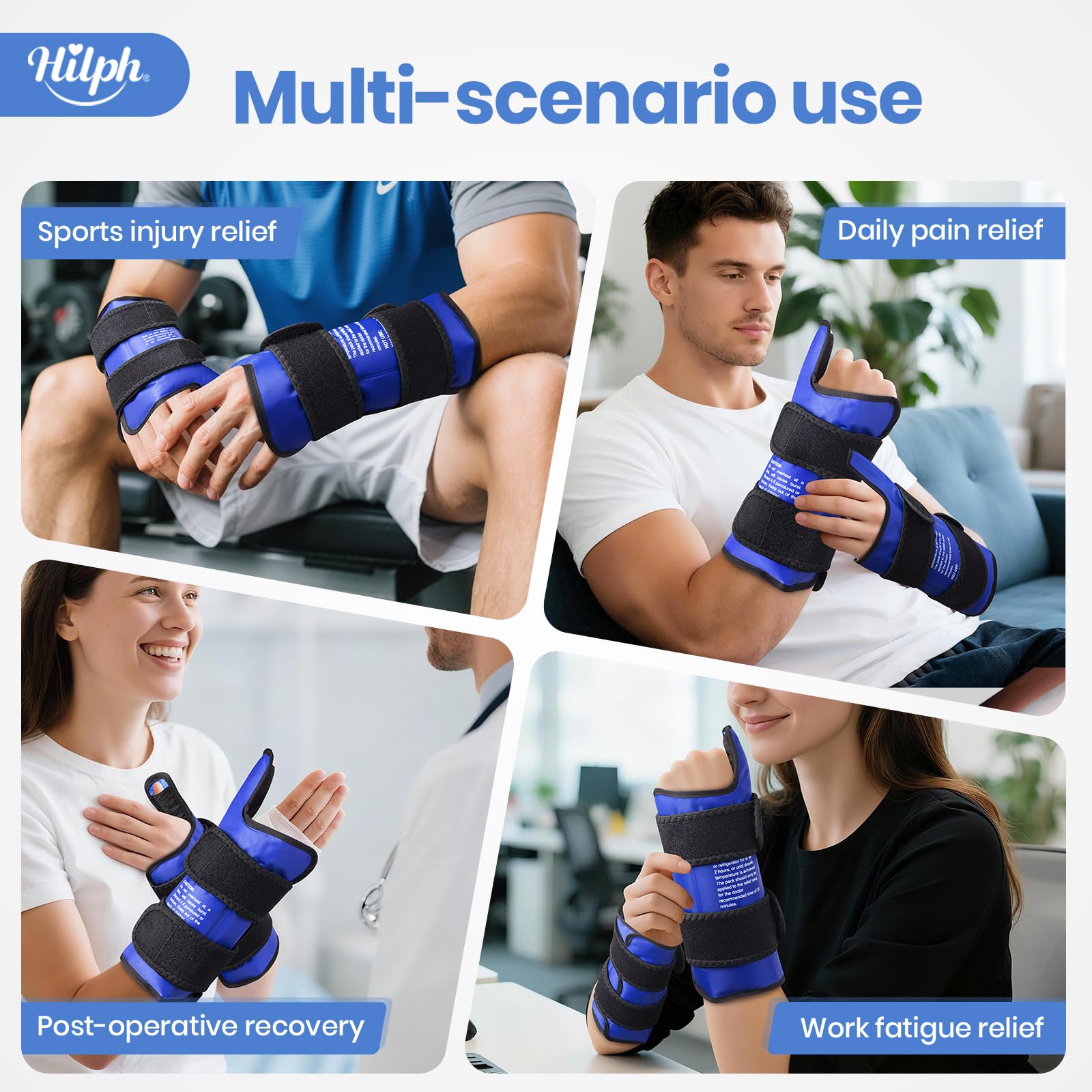 Côté peluche doux et côté nylon Hilph pour plus de confort.