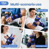 Côté peluche doux et côté nylon Hilph pour plus de confort.