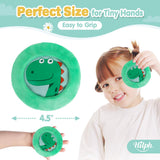 Hilph enfant: motif dinosaure coloré pour une utilisation ludique et rassurante.