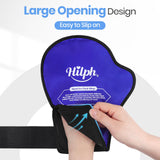 Intérieur doux et hypoallergénique des gants Hilph adaptés à une utilisation longue.