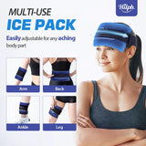 Hilph gel froid grand rectangle, couvre une grande zone.
