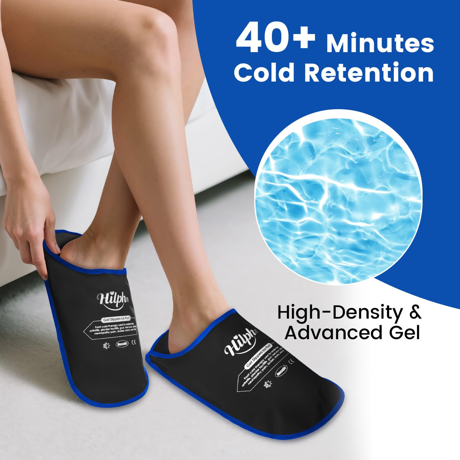 Hilph gel medical pied doux et sûr.