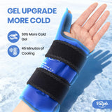 Gel refroidissant Hilph prolonge le froid jusqu'à 30 minutes.