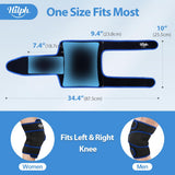 Hilph Genou: couverture complète du genou et ajustement personnalisé pour sport et repos