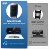 Hilph Genou Couverture 360 Reglable : ajustement personnalisé et confort accru.