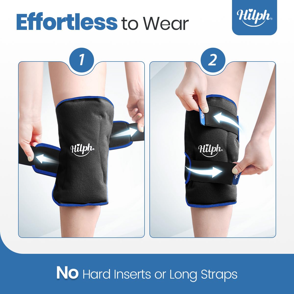 Hilph Genou Design Z Flexible : s'ajuste précisément pour un soutien confortable.