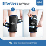 Hilph Genou Design Z Flexible : s'ajuste précisément pour un soutien confortable.