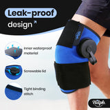 Hilph Genou Utilisation en Déplacement, idéal pour sport et voyage.
