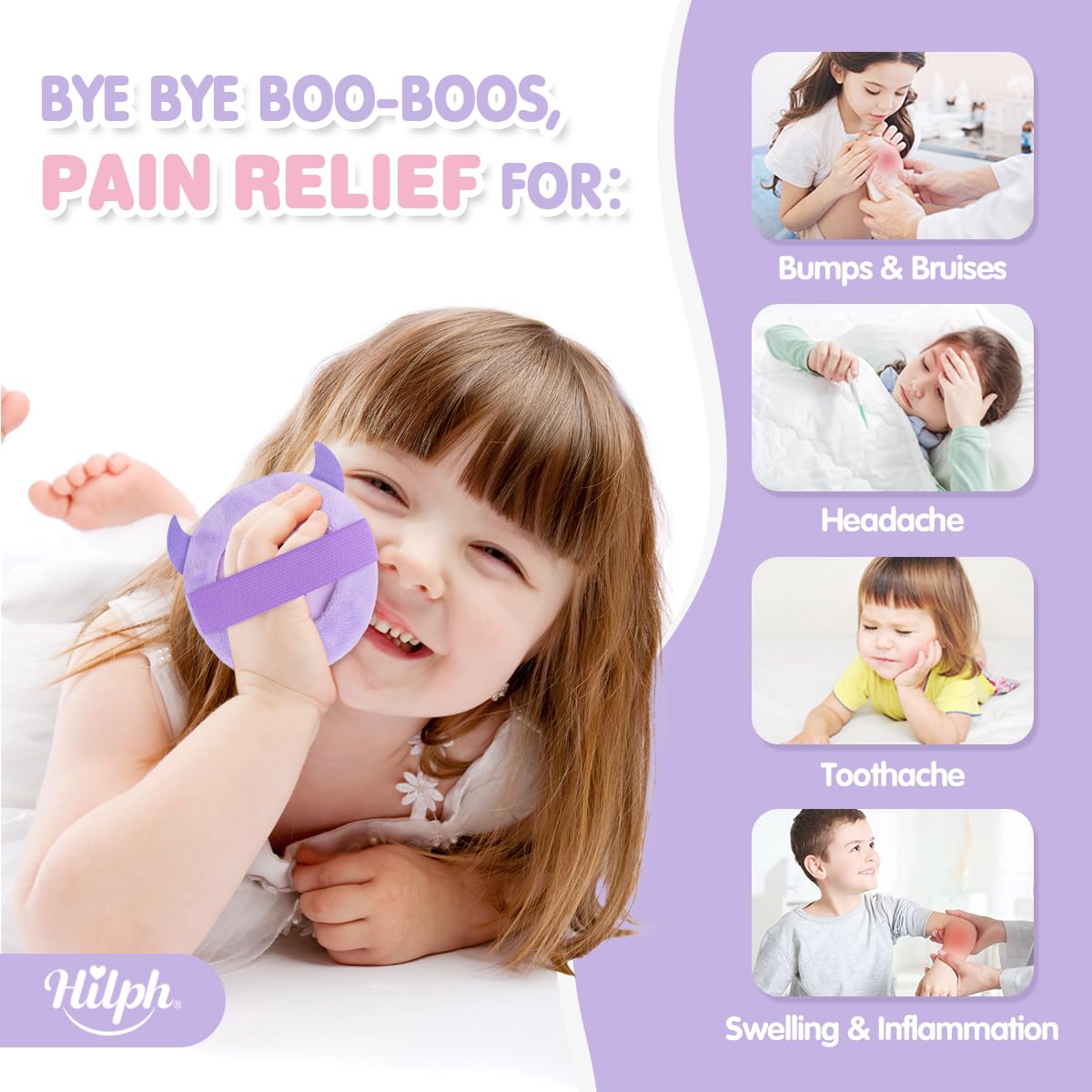 Hilph Kids Ice Pack trousse de secours compacte, idéale pour déplacements.
