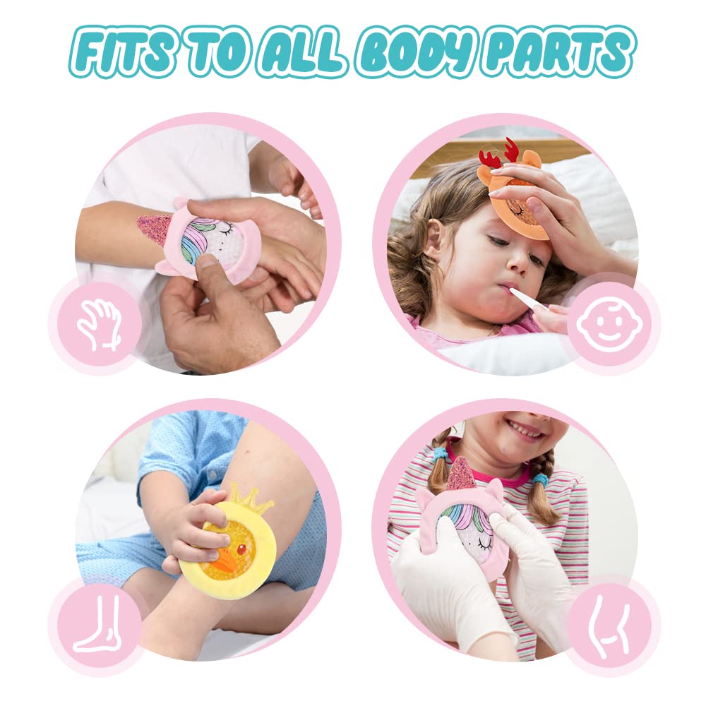 Hilph pack de gel enfant renne: compact et réutilisable en voyage.