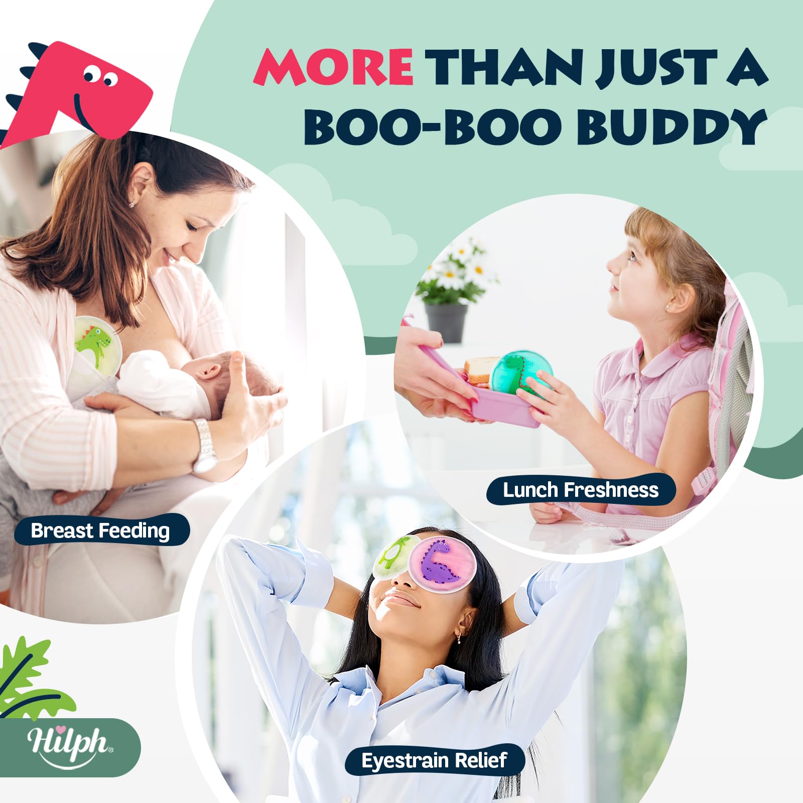 Hilph Kids Dinosaure - petit pack maniable pour les mains.