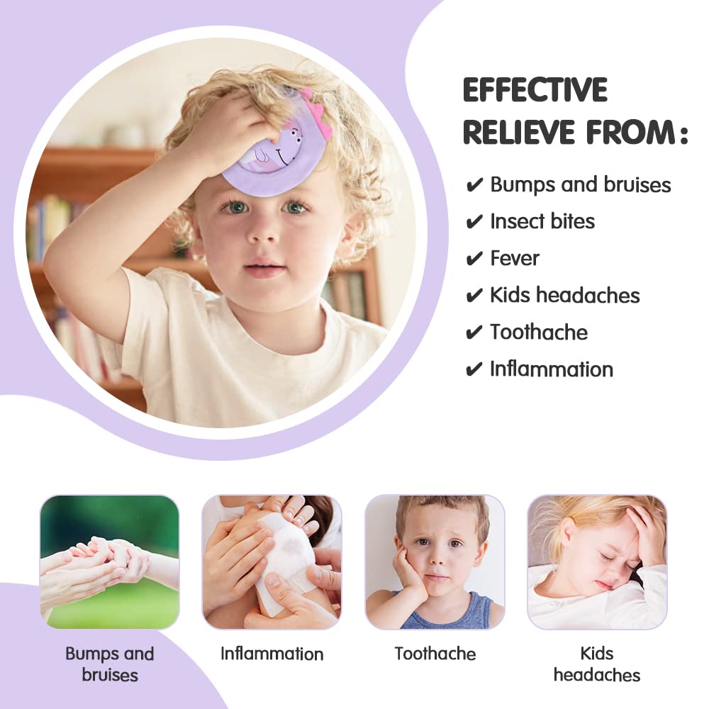 Hilph pack glace enfant réutilisable, idéal à emporter en voiture ou à l'école.