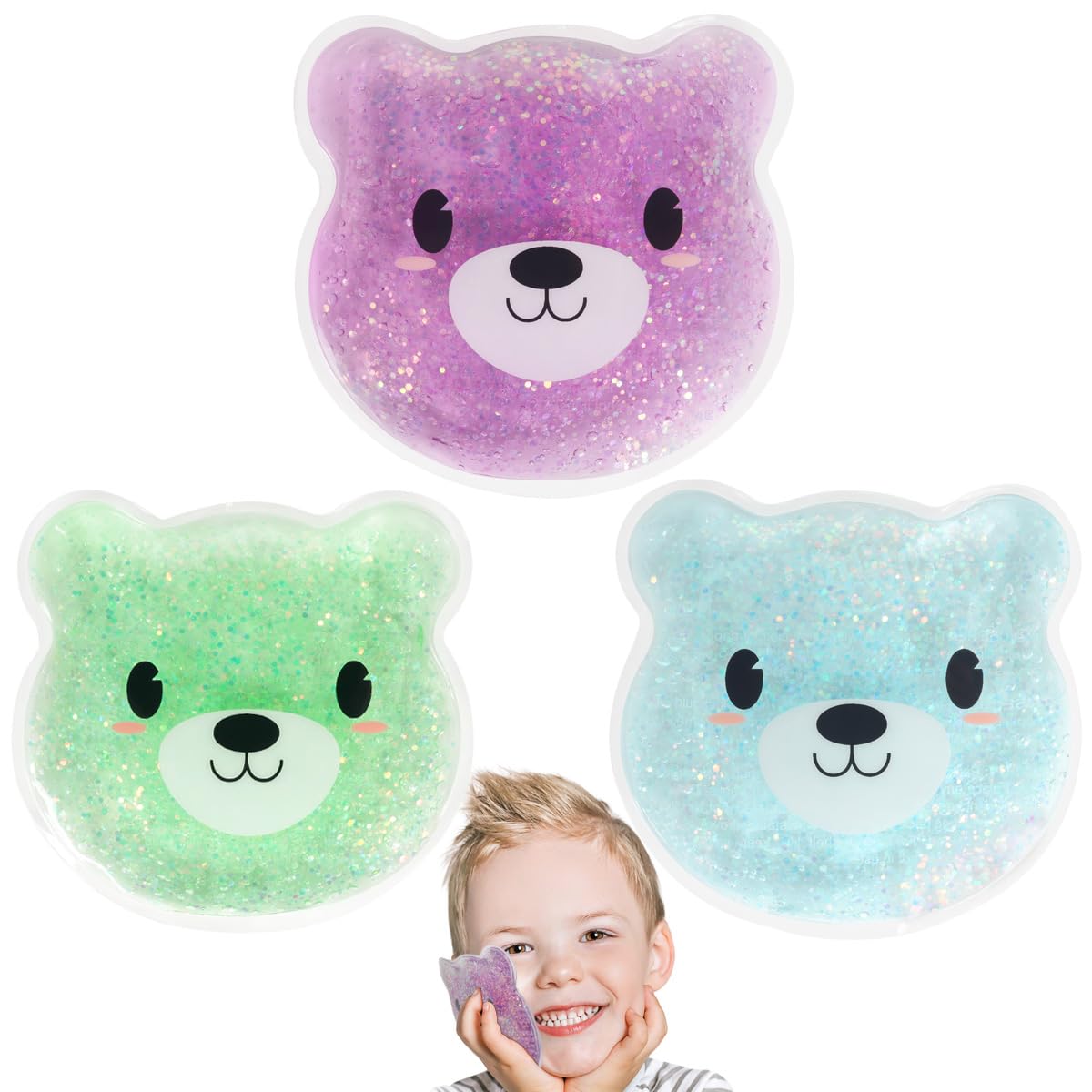 Hilph pack glace enfants bobos dinosaure, design apaisant pour les petits