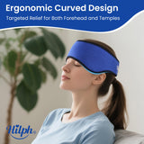 Hilph pack glace frontale ergonomique, adaptation facile à la tête.