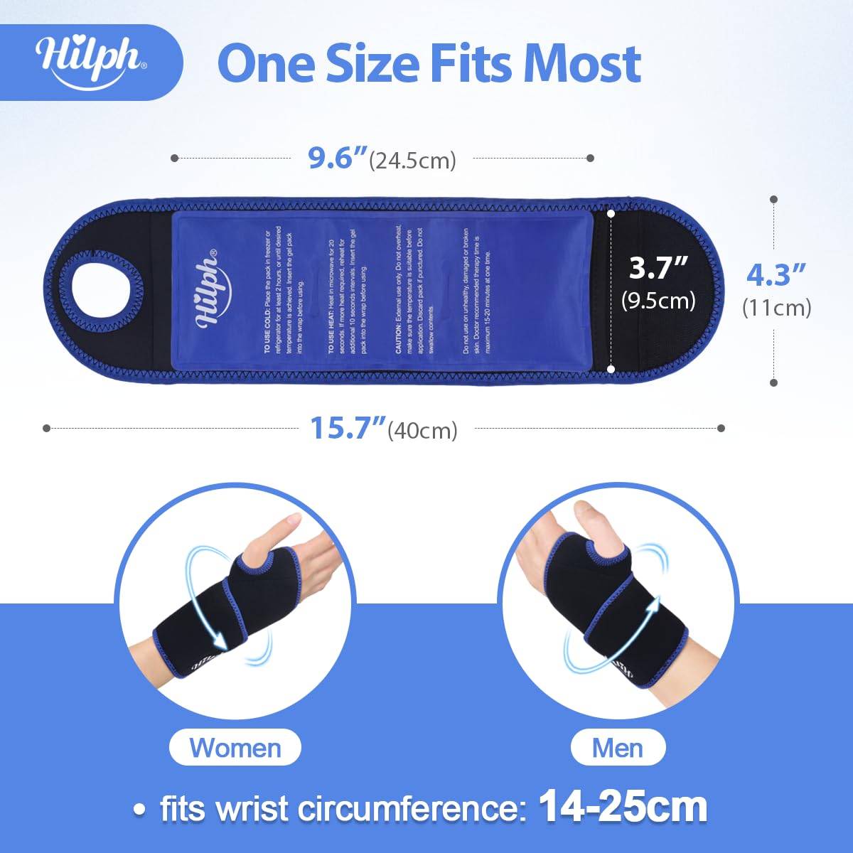 Hilph poignet utilisation mains libres pendant les activités quotidiennes.