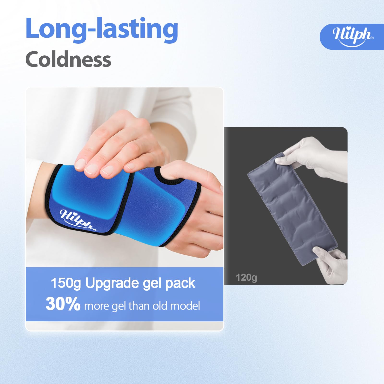Conception ergonomique Hilph favorise le confort lors d'activités quotidiennes.
