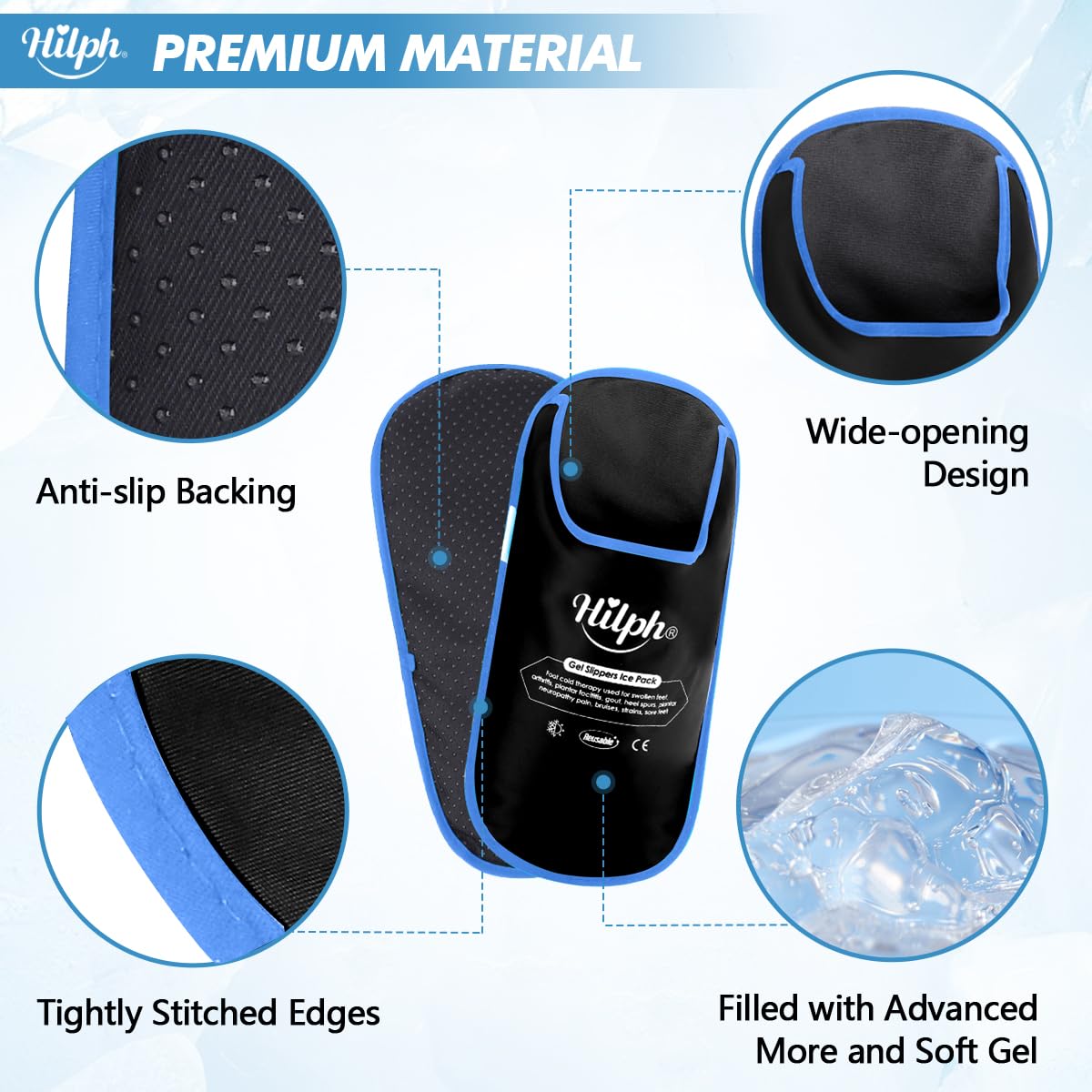 Hilph securite anti-fuite pied: joint robuste.