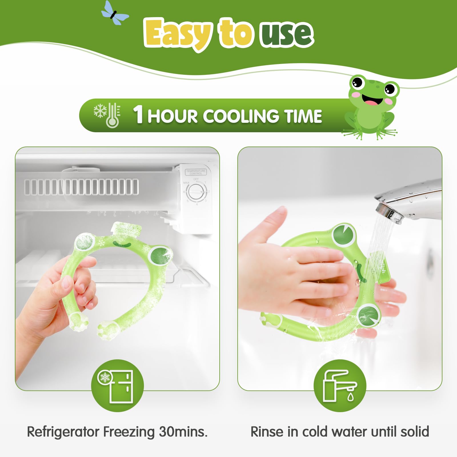 Hilph tube-refroidisseur-cou panda-blanc, confort lors du jeu en plein air.