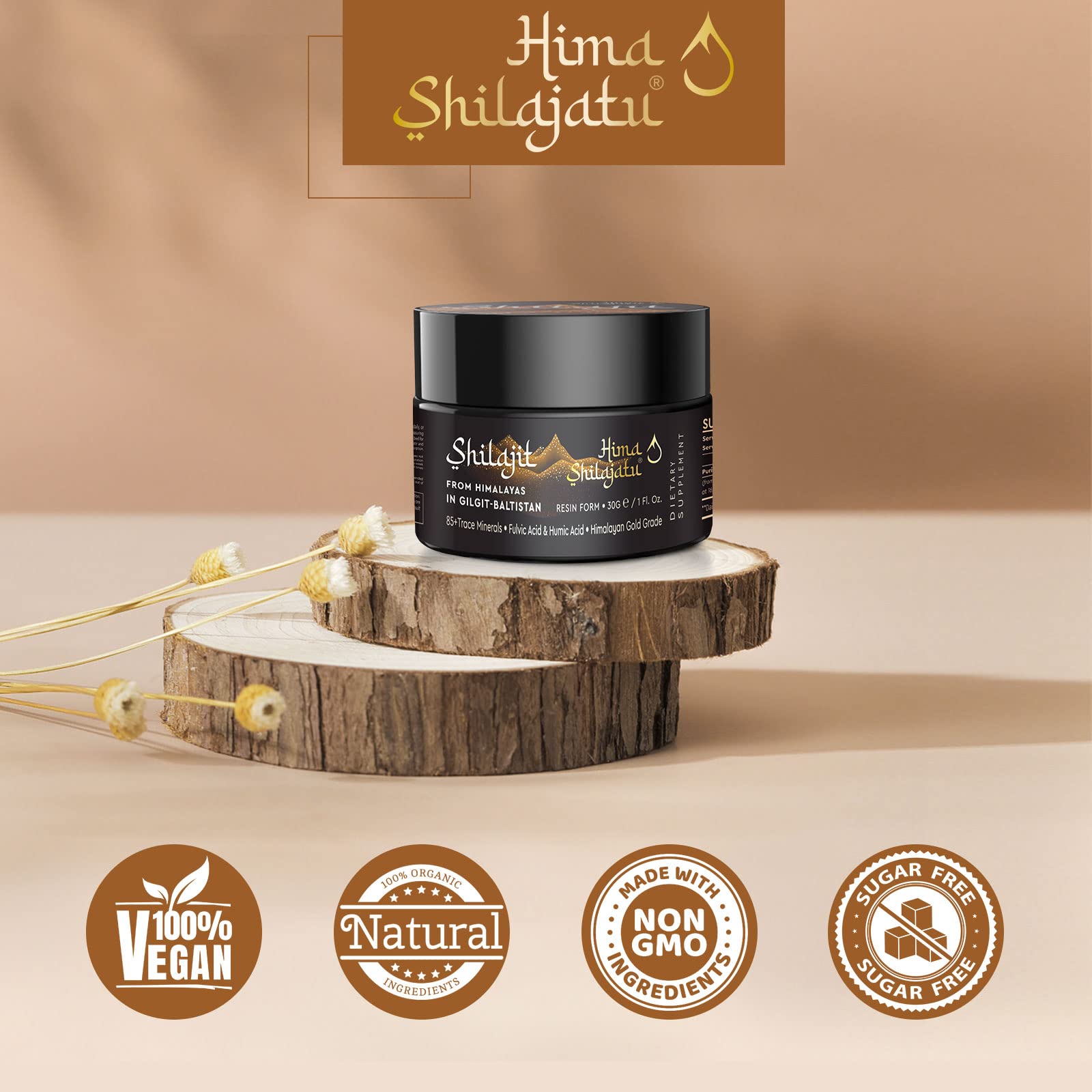 Hima Shilajatu paquet de 30 g pour deux mois