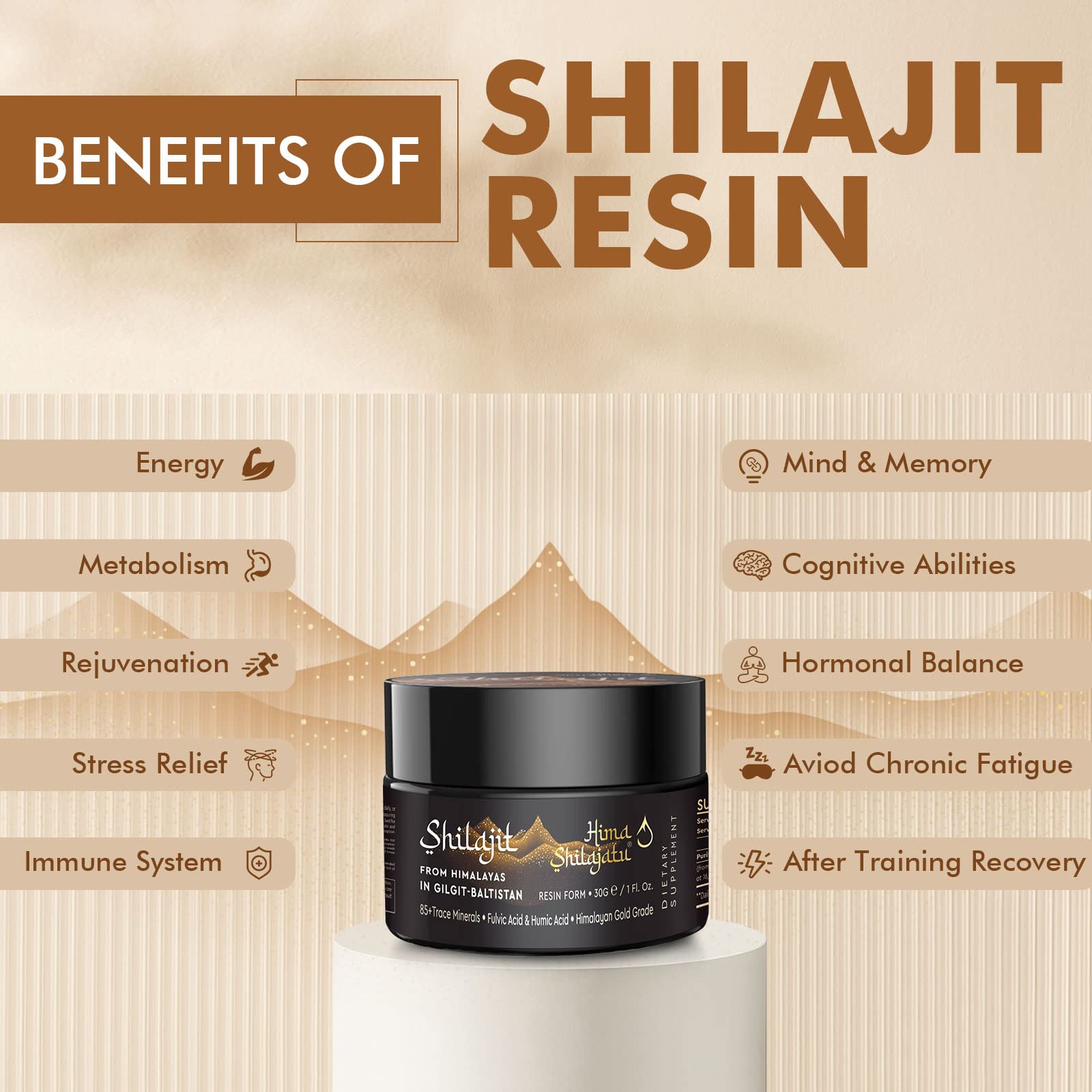 Hima Shilajatu usage quotidien dans une boisson chaude