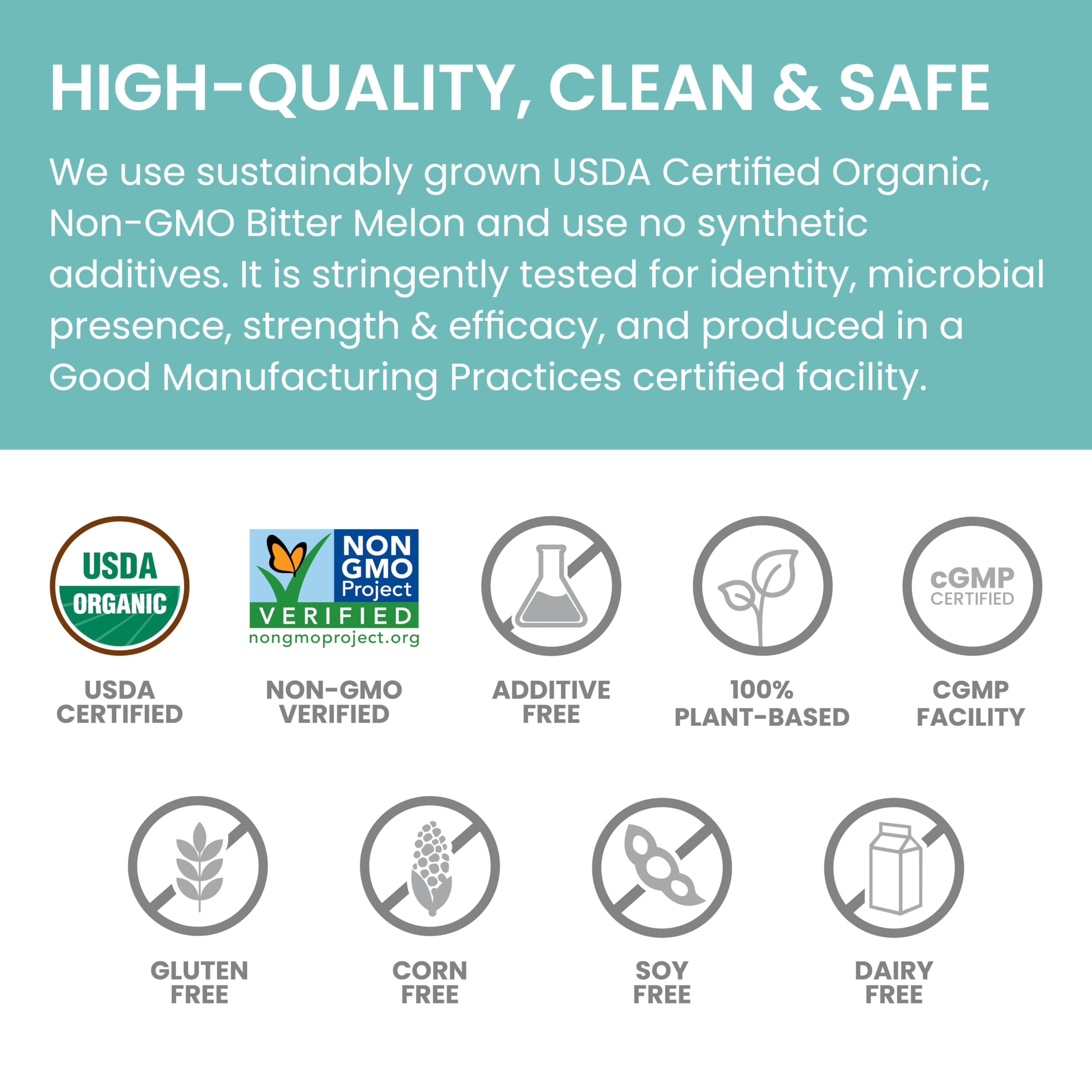 Formulation sans additifs certifiée biologique USDA Organic.