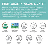 Formulation sans additifs certifiée biologique USDA Organic.